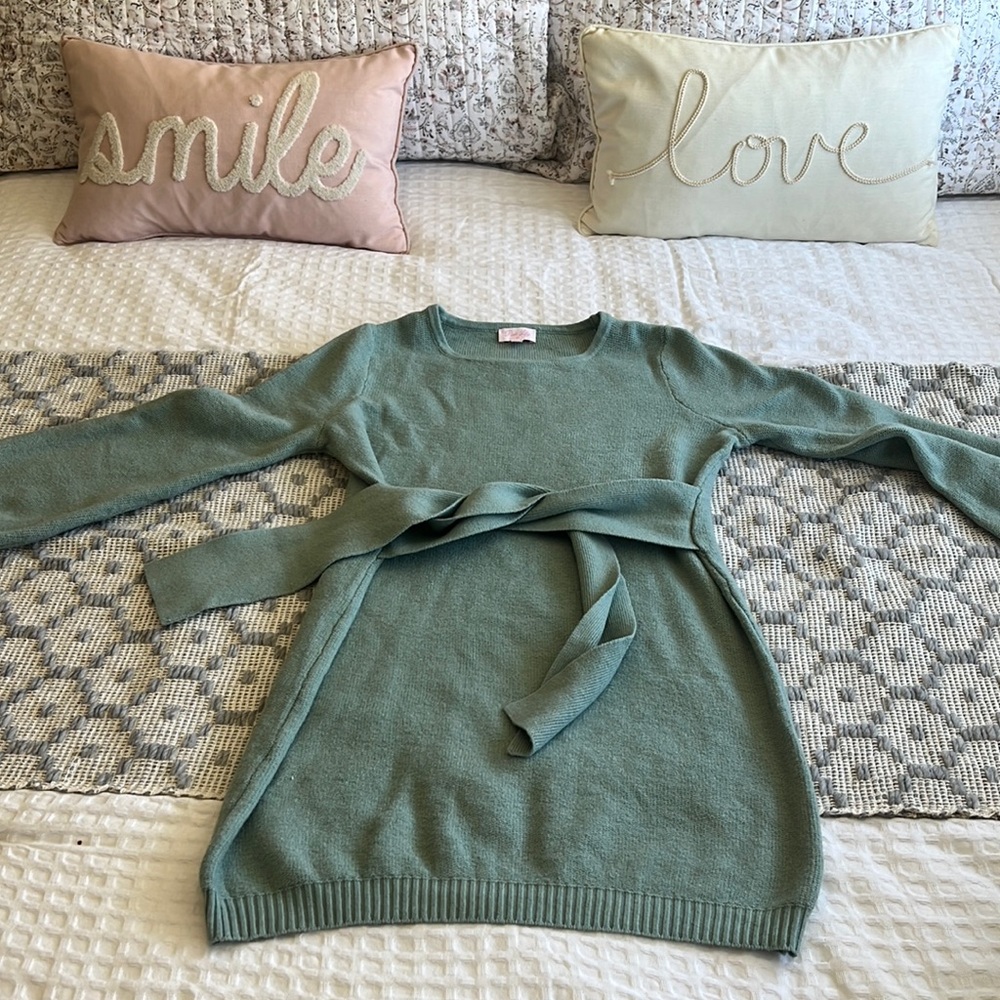Women’s Pink Lily Sweater Dress